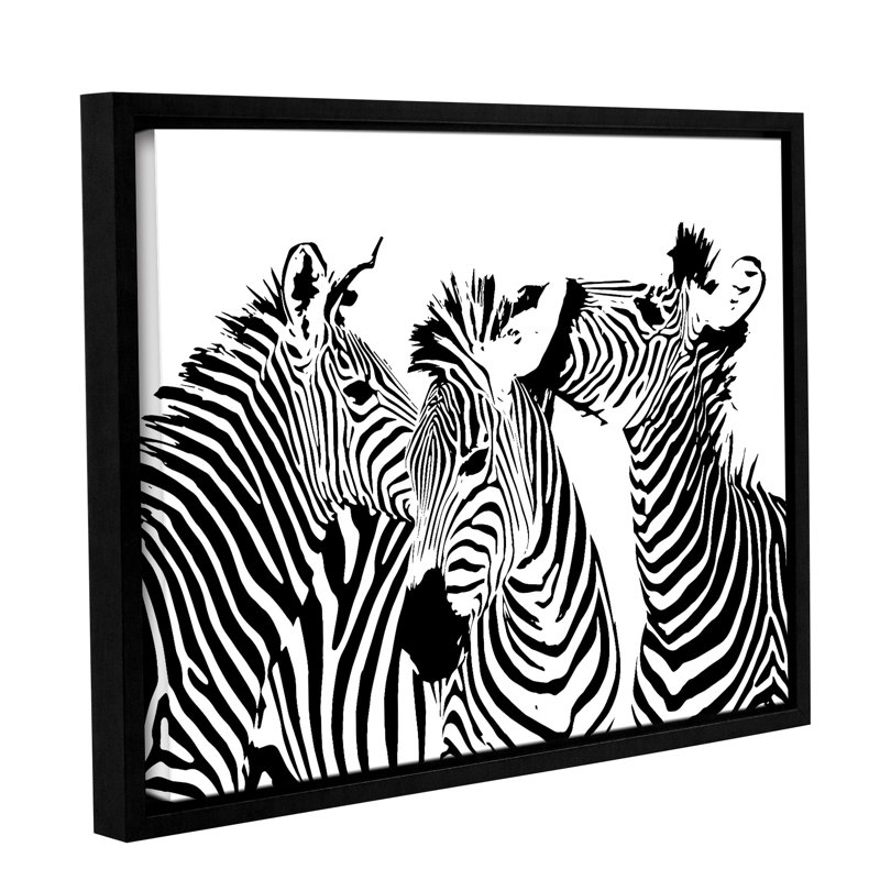Bloomsbury Market 'Black and White' Framed Painting Print on Wrapped